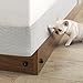 ZINUS 5 Inch Wood Bed Frame for Box Spring & Mattress Set, Keep Pets From Beneath Your Bed, Full