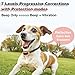 LumoLeaf Dog Bark Collar, Humane Effective E-Collar, No Shock, Adjustable Sensitivity, Progressive Correction, Barking Control Device for Toy Mini Small Breeds with Reflective Adjustable Belt
