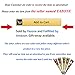 CLOOOUDS Temporary Tattoo Kit, 5 PCS Conical Temporary Art Tattoos Painting, 20 PCS Free Adhesive Stencils
