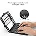 Vivefox iPad 9.7 Keyboard + Leather Case - 2018 iPad Folio Stand Cover, Detachable Keyboard Case with Pencil Holder, Auto Wake/Sleep Compatible Apple iPad 2018/2017, iPad Pro 9.7, iPad Air 2, (Black)