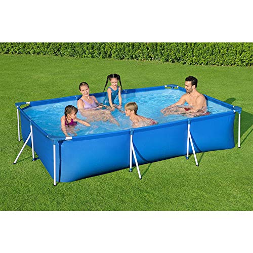 AEU Small Frame Swimming Pool 220X150x60 cm Schwimmbecken Schwimmbad Mit Extra-Zubehör: Unterlegplane, Schwimmbecken… – Bild 3