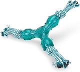 Petface Little Tripod Puppy Chew Toy Blue - Durable Teething Training Aid view 6