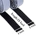 Hook and Loop Tape-Roll Self Adhesive Tape Strips Sticky Back Fastener, 1In x 41Feet