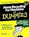 Home Recording For Musicians For Dummies? (For Dummies (Lifestyles Paperback)) by Jeff Strong