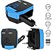 FOGEEK Worldwide Travel Adapter w/ CAR CHARGER : International Plug [US UK EU AU] with Dual USB Charging Ports, Car Charger Safety Fused Charger for Mobile/Tablet/Camera/Laptop in 150+ Countries