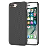 iPhone 7 Plus Case, MoKo Shockproof, Ultra Slim Protective Case Dual Layer Non-slip Grip Protection Cover for Apple iPhone 7 Plus 5.5 Inch - Black