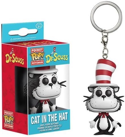 Dr. Seuss Cat in the Hat Pocket Pop! Key Chain