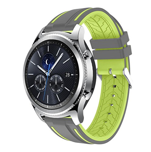 Tiean New Fashion Band For Samsung Gear S3 Classic,Sports Silicone Bracelet Strap (I)