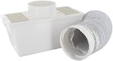 UTIZ Universal Tumble Dryer Internal Condenser Vent Hose Kit 4in 1m view 3