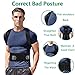Back Posture Corrector for Men Women - Back Straightener Lower Upper Back Brace for Posture - Posture Brace Posture Trainer Shoulder Posture Support Brace Upright Under Clothes Back Pain Relief