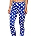 Ensasa Women's Fashion Digital Print Blue Stars Spandex Strenchy Leggings, Blue Large