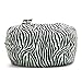 Big Joe 641182 98-Inch Bean Bag, Zebra