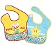 Bumkins Nintendo Super Mario SuperBib, Baby Bib, Waterproof, Washable, Stain and Odor Resistant, 6-24 Months (Pack of 2)