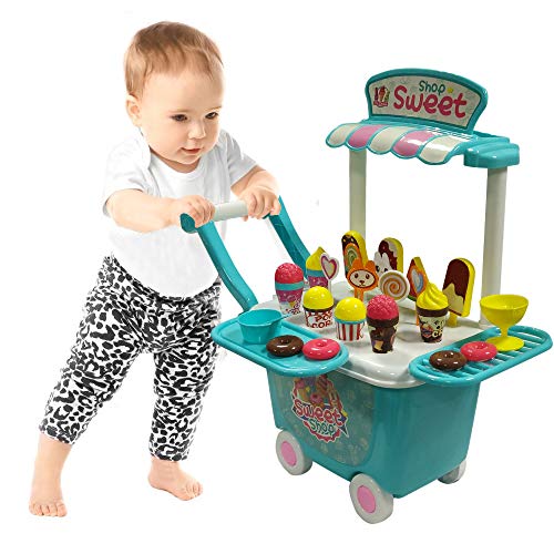 Kids Ice Cream Cart Toys Ice Cream Cart for Toddlers Food Truck for kids Food Truck for