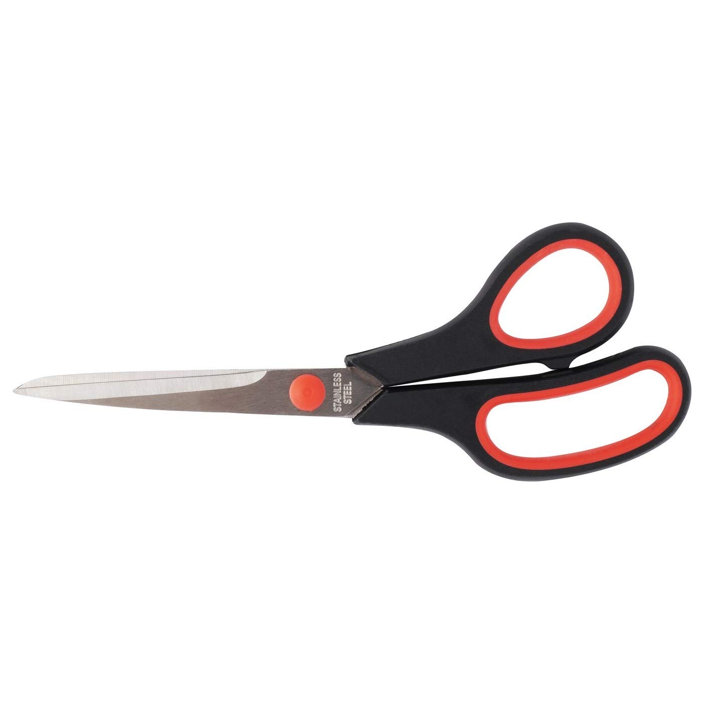 D.RECT SG-210 Scissors 21cm – Stainless Steel Office Scissors with Soft Rubber Grip – Precision Cutting for Paper, Card & Tape – for School, Home, Office Use