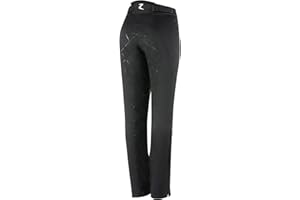HORZE Adeline Women's Waterproof & Windproof Padded Breeches - Full Seat Silicone Grip, Bootcut, Winter Riding Pants