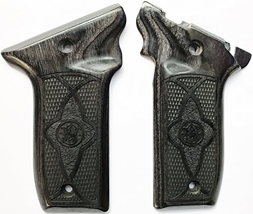Smith &amp; Wesson S&amp;W 22 Victory Grips, Silverblack Checkered / Stippled with S&amp;W Logos