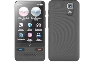 RODXEGU Language Translator Device,2024 Latest Two-Way Language Translator in 138 Languages, Online/Offline/AI/Voice/Photo Translation, Standy 240H, Portable Instant Translator for Business,Study & Travel