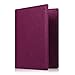 Fintie Passport Holder Travel Wallet - Premium Vegan Leather RFID Blocking Case Cover - Securely Holds Passport, Business Cards, Credit Cards, Boarding Passes, Purple
