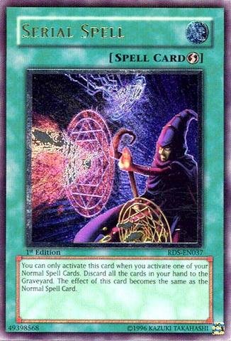 Yu-Gi-Oh! - Serial Spell (RDS-EN037) - Rise of Destiny - 1st Edition - Ultimate Rare