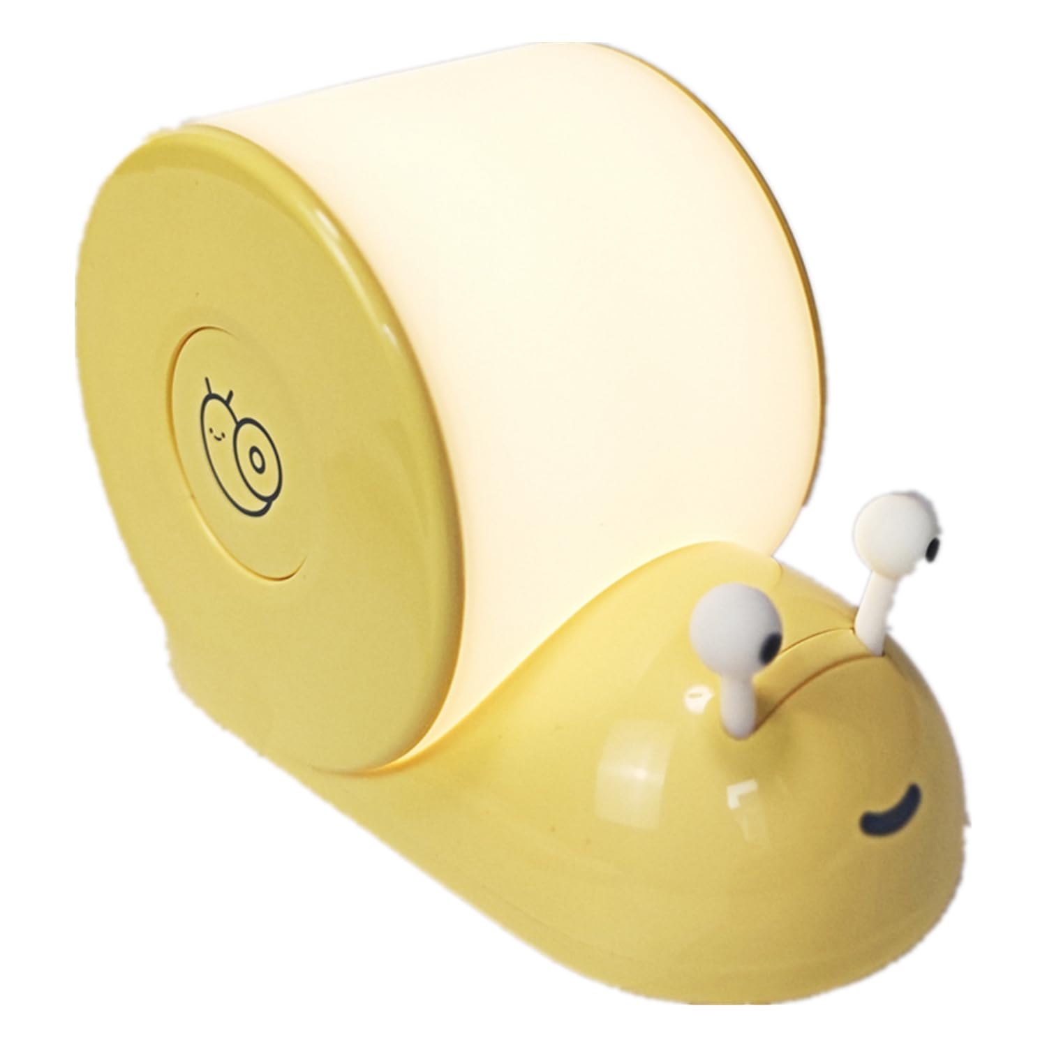 FocRelaxer Snail Night Light with Magnetic Base,Kids Snail Shape Cute Desk Lamp for Bedroom,Baby Night Light for Breastfeeding,Bedside Lamp for Baby Kids Teens Teenage Girls Boys Nursery Room,Yellow