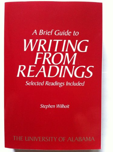 A Brief Guide to Writing from Readings with Sel... 1269198459 Book Cover