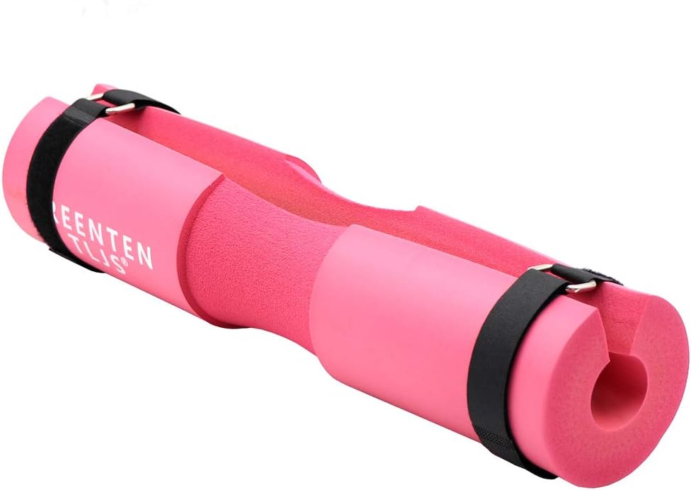 Greententljs Barbell Cushion Neck Pad - Squat Bar Neck Pad - Hip Thrust Foam Sponge Cushion for Gym Women Wockout Weight Lifting Squats (Pink) : Sports & Outdoors