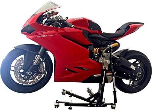 SV Racing Parts for Ducati Panigale 899 Models Black Custom Paddock Style Hydraulic Side Lift Stand