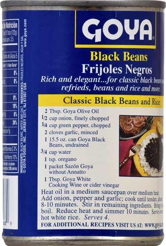 Goya Black Beans - 24 Pack - Image 4
