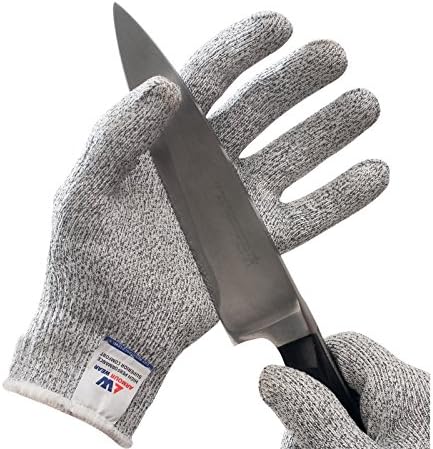 Armour Wear Cut Resistant Gloves - High Performance Level 5 Cut Protection, Food Grade. Size Small.