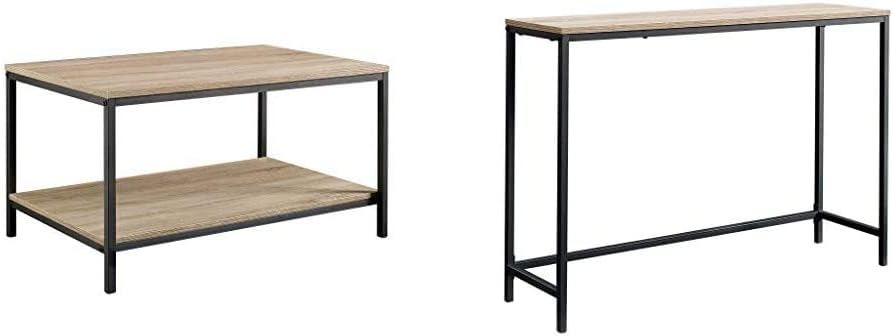 Sauder North Avenue Coffee Table, Charter Oak Finish & North Avenue Sofa Table, Charter Oak Finish: Furniture & Decor