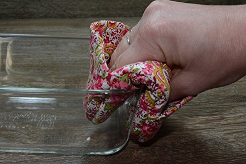 Mini Oven Mitts, Set of 2, Fingertip Oven Mitts, Spring Bouquet - Thumbnail 5