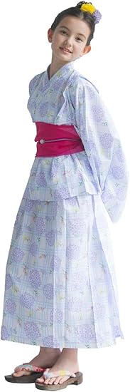 簡単着付け 子供 2way ワンピース浴衣 3点セット サンドレスタイプ レース帯付属 夏ファッション 着物 浴衣 通販 Amazon