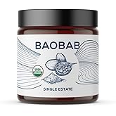 One Farm by WAAYB Organic Baobab Powder Non-GMO, Fair-Trade, Vegan, Gluten Free, Single Origin, 100% South African Baobab, Premium Quality in Resealable Jar