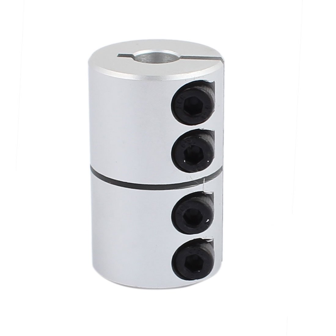 sourcing map 8mm to 10mm Shaft Coupling 40mm Length 25mm Diameter Coupler Aluminum Alloy Joint Motor for 3D Printer CNC Machine DIY Encoder