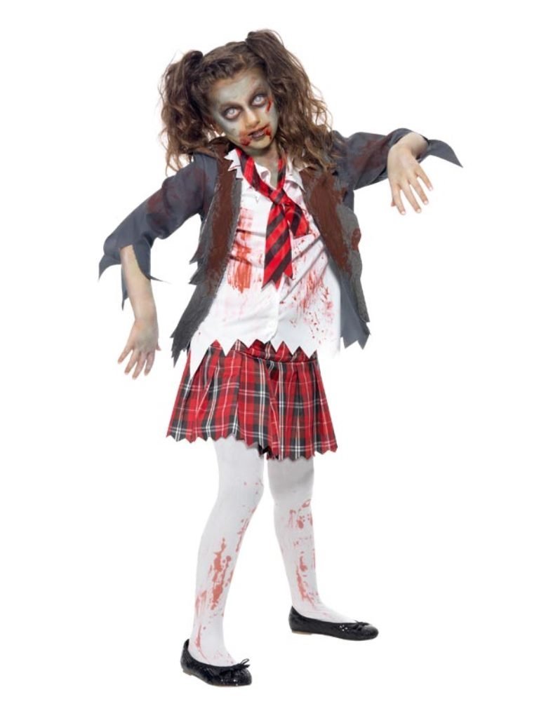 Zombie School Girl Costume - Medium