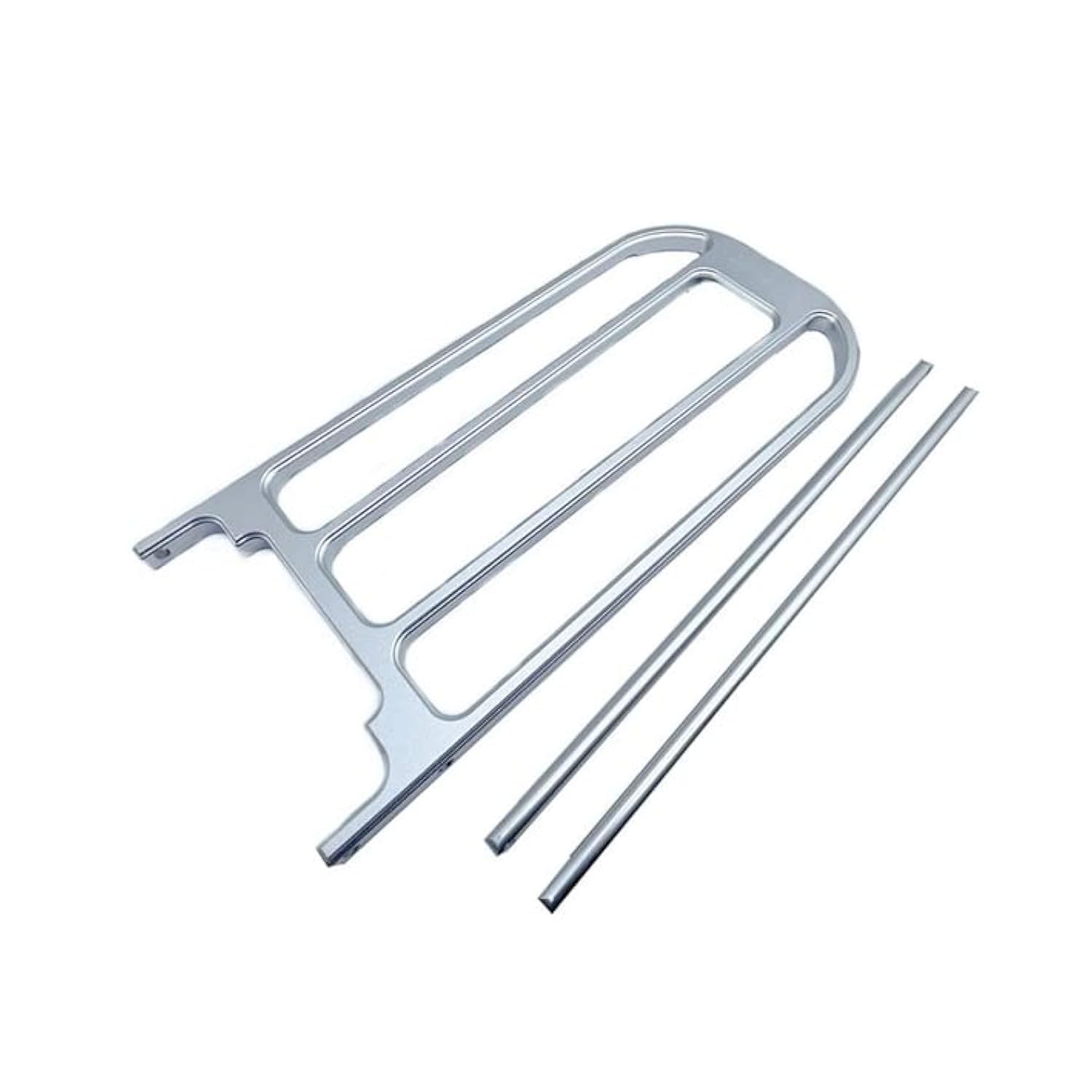 Aluminium Rack for BROMPTON 25 Kg Max Load in SILVER