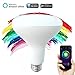 FRANKEVER Light Bulbs, E26 A19 Smart LED Bulb, Compatible with Alexa, Google Assistant IFTTT, WiFi, No Hub Required (BR30WW, 7W, 1Pack)