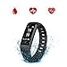 SAVFY Fitness Tracker, IP67 Waterproof Activity Tracker Blood Pressure & Oxygen Monitor Heart Rate Monitor Sports Wristband for Android iOS