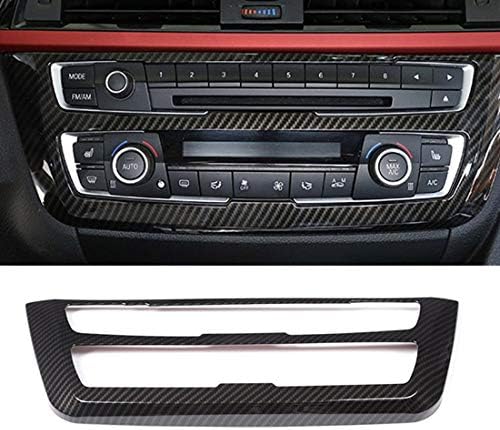 Center Decoration Frame Trim for BMW 3 4 Series GT F30 F32 F34 2013-2018 Carbon Fiber Style ABS Plastic Interior Car Styling