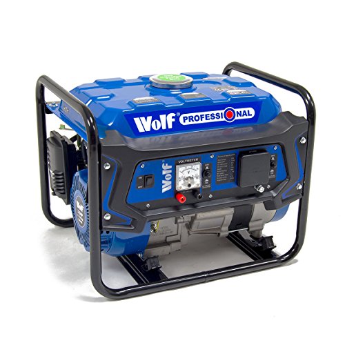 Wolf Petrol Generator 1100w 1.37kva 3.5HP 230v 4 Stroke Portable 4