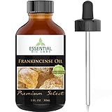 Frankincense Essential Oil - Highest Quality Therapeutic Grade Backed by Research - 1 oz Bottle with Glass Dropper - 100% Pure and Natural Premium Select by Essential Oil Labs