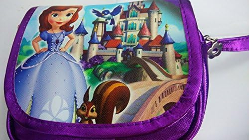 CJB Lovely Princess Sofia the First Shoulder Bag Flip Purple Castle (US Seller)