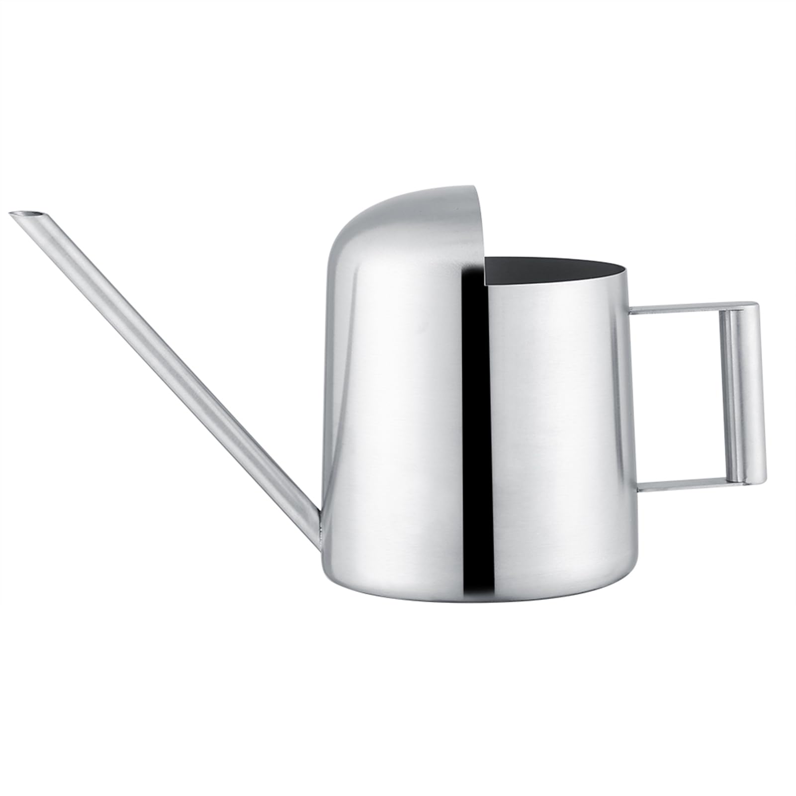 Watering Pot, Stainless Steel Watering Can 300/500mL Household Watering Gardening Tool Long Mouth Sprinkling Pot(300ML)