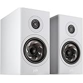Polk Audio Reserve R200 Large Bookshelf Speaker for Dynamic, Detailed Home Theater Audio, 1" Pinnacle Ring Tweeter & 6.5" Turbine Cone Woofer, Dolby Atmos & IMAX Enhanced, Wall Mountable, White