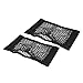 Yosoo 2 Pack Black Magic Adhesive Storage Net Elastic String Net Mesh Storage Pocket for Bottles, Groceries, Storage Add On Organizers for Car Truck