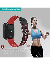 Reloj inteligente Willful con podómetro, monitor de ritmo cardíaco, monitor de sueño, manos libres, llamada IP68, resistente al agua para hombres y mujeres, compatible con iPhone y teléfonos Android