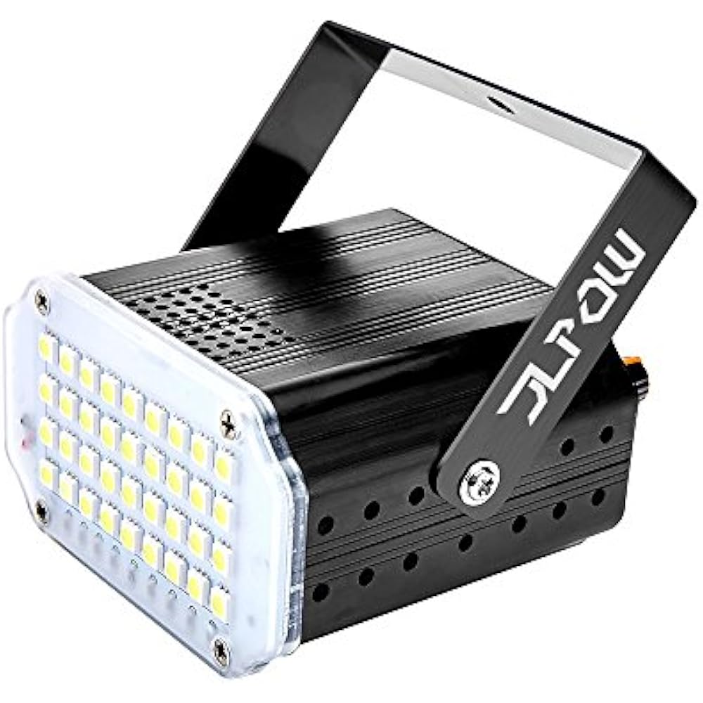 Halloween Strobe Effects White Light,Super Bright 36 Leds Flash Stage