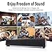 Wired & Wireless Soundbar,  Stereo Sound bars, 2 Equalizer Mode Audio Speaker, Mini Soundbar Speaker for Cellphone Tablets Projector,  Portable Speakers with AUX/TF Card Connectionthumb 2