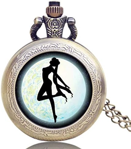 Engraved Pocket Watch for Men Women Steampunk Pocket Watch Necklace Chain Quartz Clock Xmas Gifts for Boys Girls